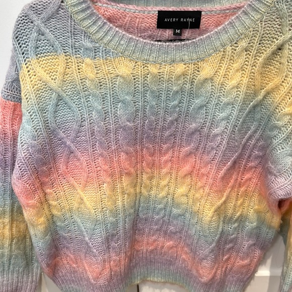 NWT Avery Rayne pastel sweater - Picture 2 of 5